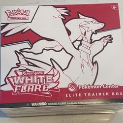 White Flare Pokemon Center Elite Trainer Box