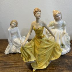 Royal Doulton Collectible Figurines (set Of Three)