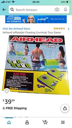 Airhead cornhole for pool