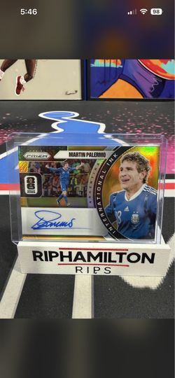 Martin Palermo 2/10 true gold international ink 2026 panini prism