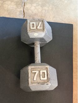 70 Pound Dumbbell
