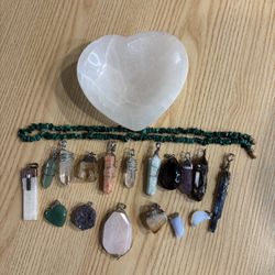 Crystal Pendant Jewelry Bundle