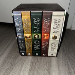 Game Of Thrones Complete Book Set