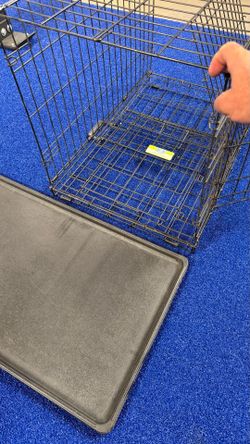 Top Paw 30” Double Door Folding Dog Crate w/ Tray – Excellent Condition