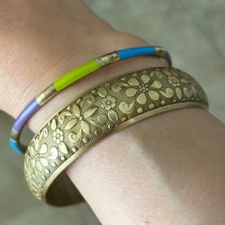 Two Brass Bracelet 