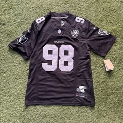 Raiders Black Crosby #98 Jersey Nevada Edition