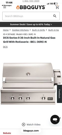 Dcs grill 36”, bar b q grill