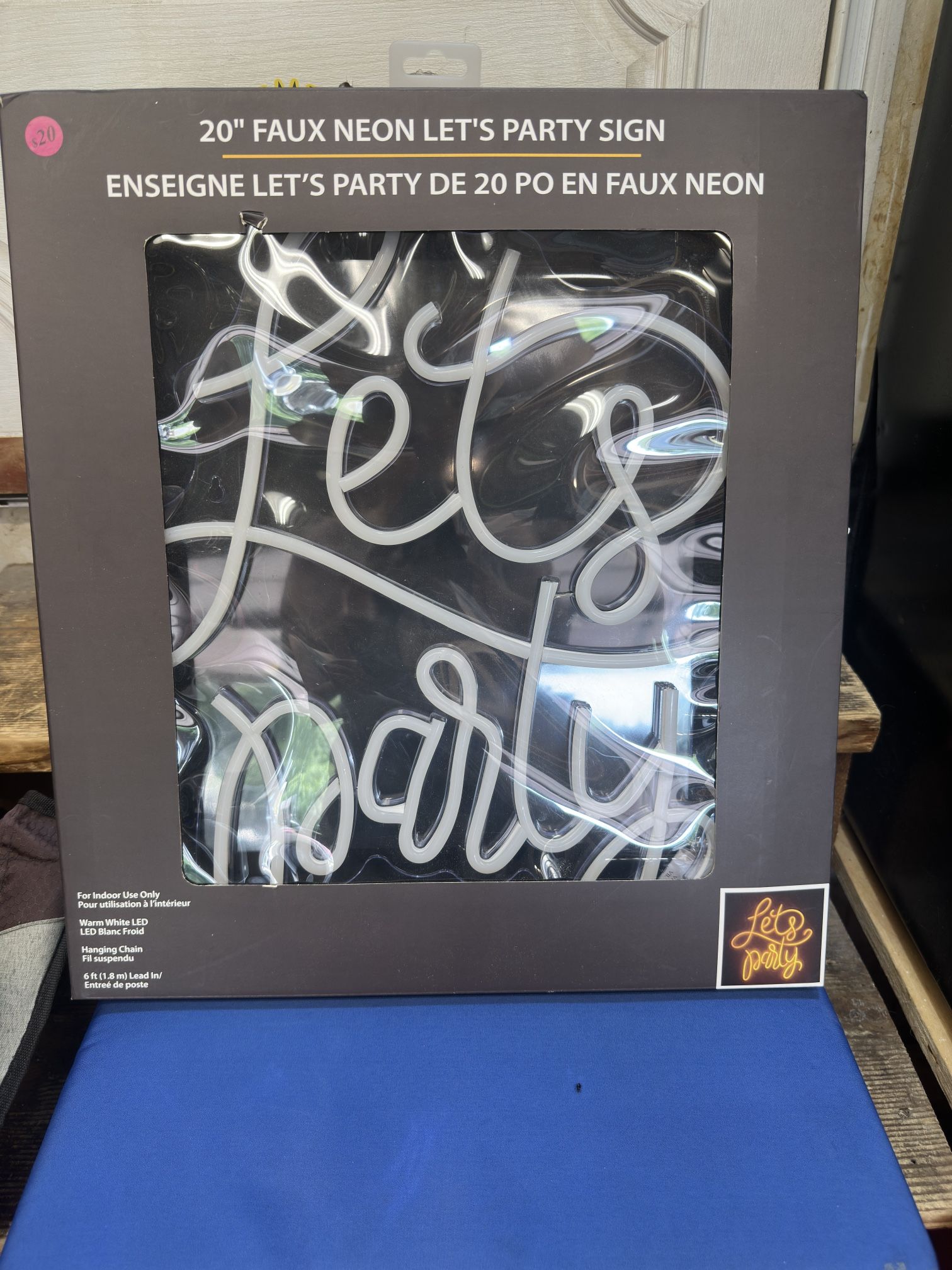Let’s Party LED 20” Party Sign