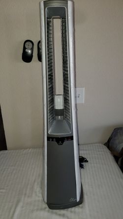 Lasko Air Logic Bladeless Tower Fan with Ionizer and Washable Filter