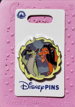 Disney Villains & Sidekicks The Lion King Scar & Ed The Hyena Pin