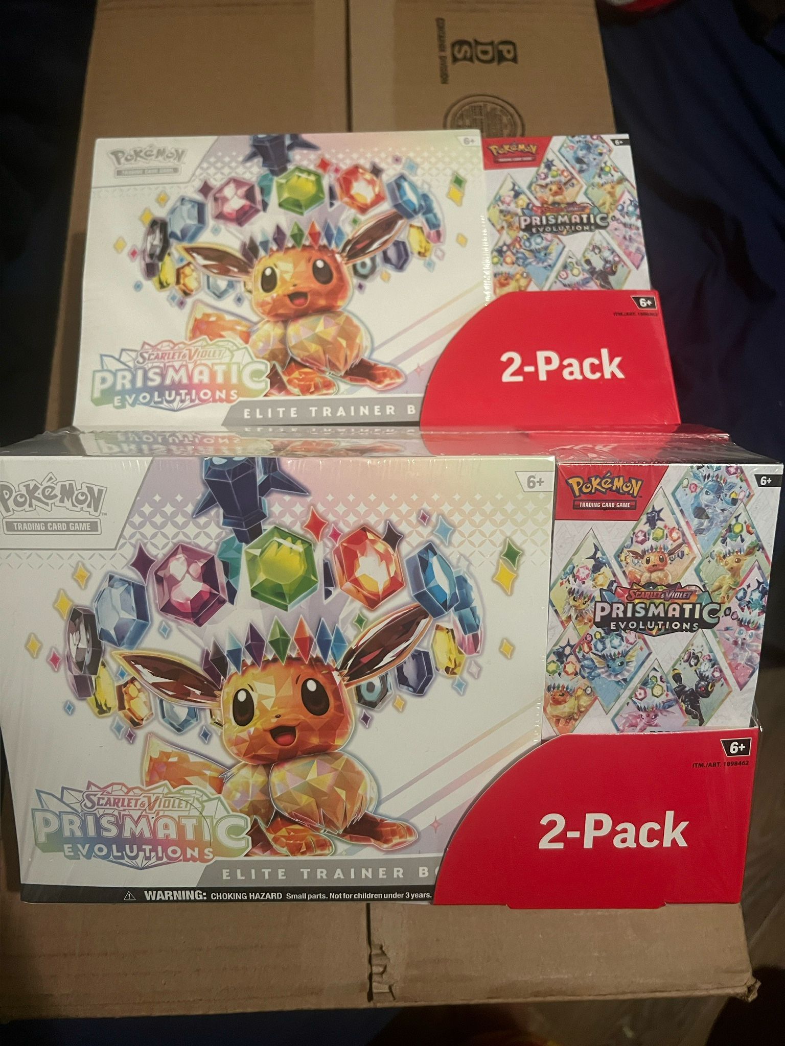 Pokemon Costco Prismatic Is Evolution 2-pack
