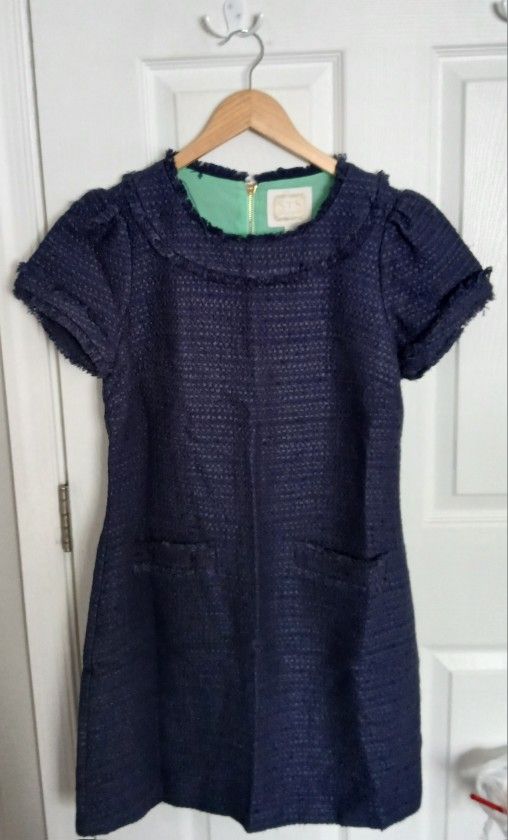 STS Sail to Sable Tweed Mini Dress, Size 6