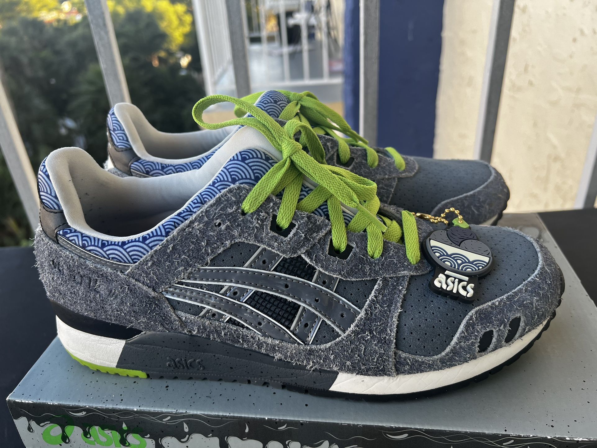 Nice Kicks x ASICS Gel-Lyte III “Castlerock” aka Black Sesame – Size 9.5