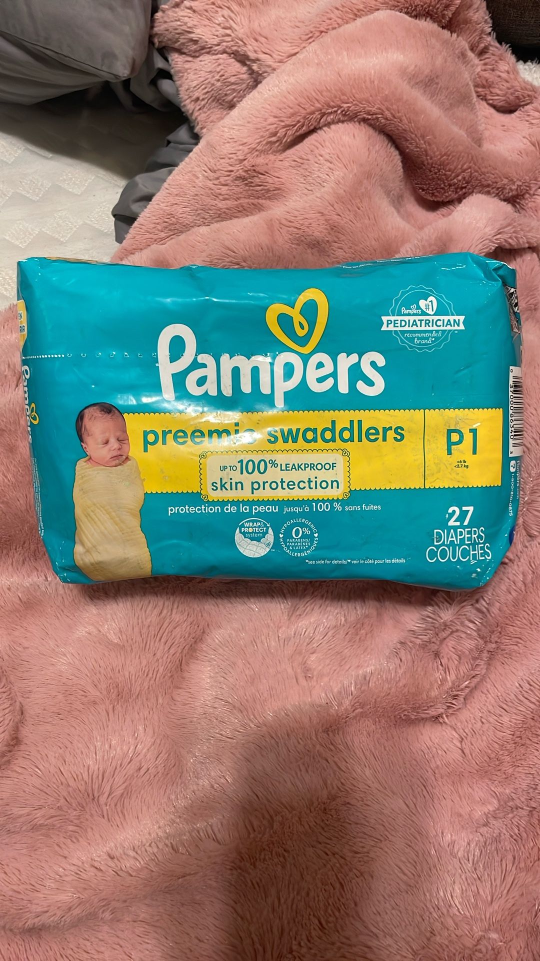 FREE*** Pampers Preemie Swaddlers P1 *** FREE