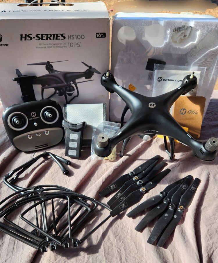 Holy Stone HS100 Drone with 1080p HD Camera- Battery Is Charged And Ready For A New Home