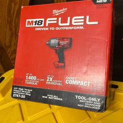 Milwaukee 1/2” High Torque Impact Wrench W/Friction Ring Cat.2767-20