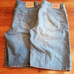Levi's 569 Denim Shorts - 2 Pair Size 34