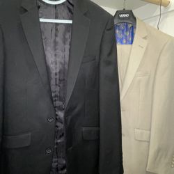 2 Suits for Sale – Black & Tan – Only $50 for Both!