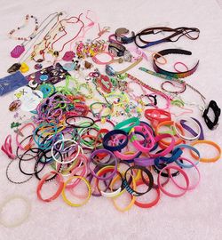 Rings bracelets necklaces pins watches