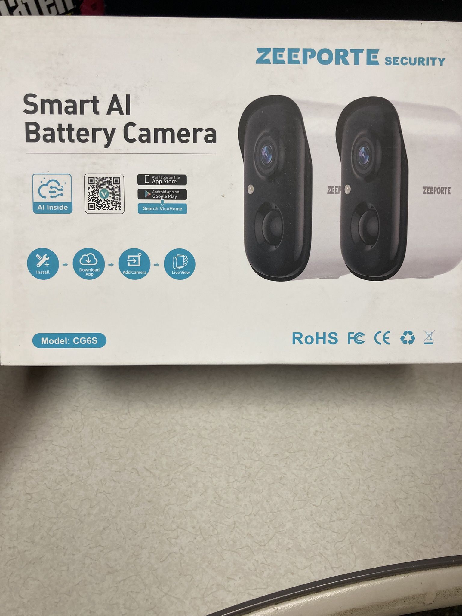 Smart AI Battery Camera