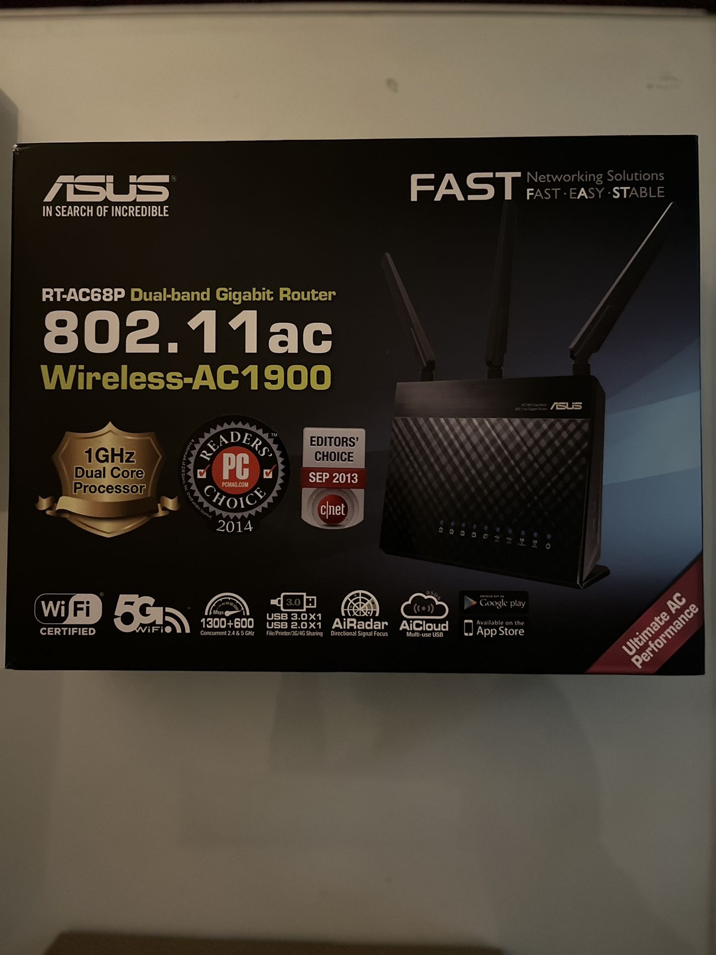 ASUS AC1900 RT-AC68P Router