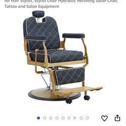Classic Barber Chair for Barbershop, Heavy Duty Salon Chair for Hair Stylist, Stylist Chair Hydraulic Reclining Salon Chair, Tattoo and Salon Equipmen