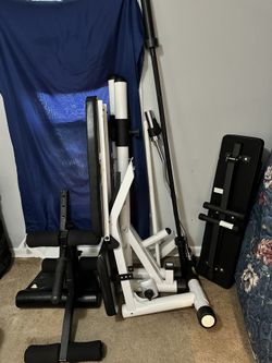 Weight Bench Set W/Bars