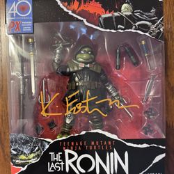 Previews Exclusive TMNT Last Ronin Figure Kevin Eastman Signed