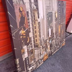 NEW YORK CITYSCAPE CANVAS. 