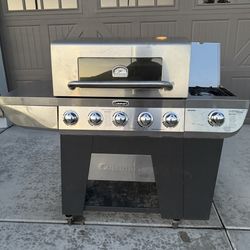 Cuisinart BBQ Deluxe Four-Burner Propane Gas Grill with Side Burner - No Low Ballers