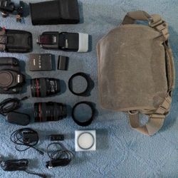 Canon 6D Body, Lens, And Accessories