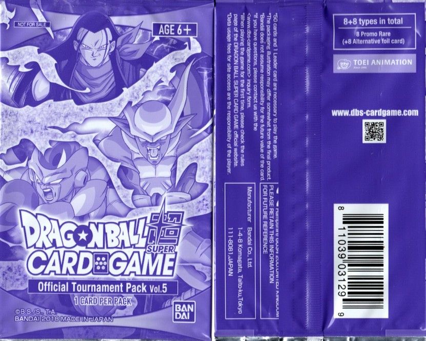 Dragonball Card Game - Tournament Pack Vol#5