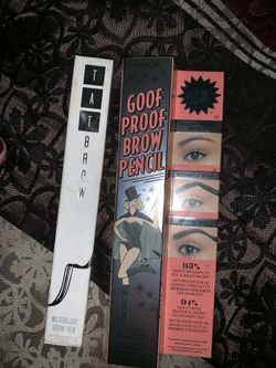 Benefit cosmetic brow pencil and Tat brow pencil