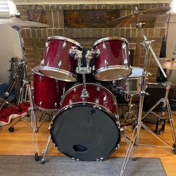 Make Offer:Vintage Rare Precision Percusion Maple Drum Set