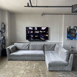 Poly & Bark Grey Sectional Sofa