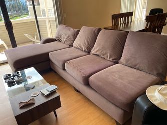 Brown Sectional Couch