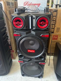 Ridgeway portable speaker with karaoke