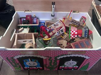 Kids toy train set
