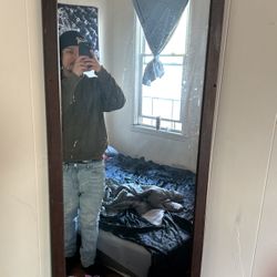 Heavy Wooden Mirror 