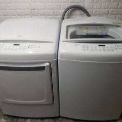 Great Working Super Capacity LG Washer And Dryer Set 