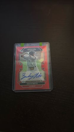 Zach Neto Red Auto 38/50