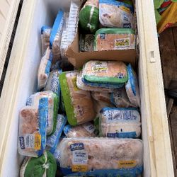 Freezer Full Of Chicken All Different Kinds  Cheap Deals 
