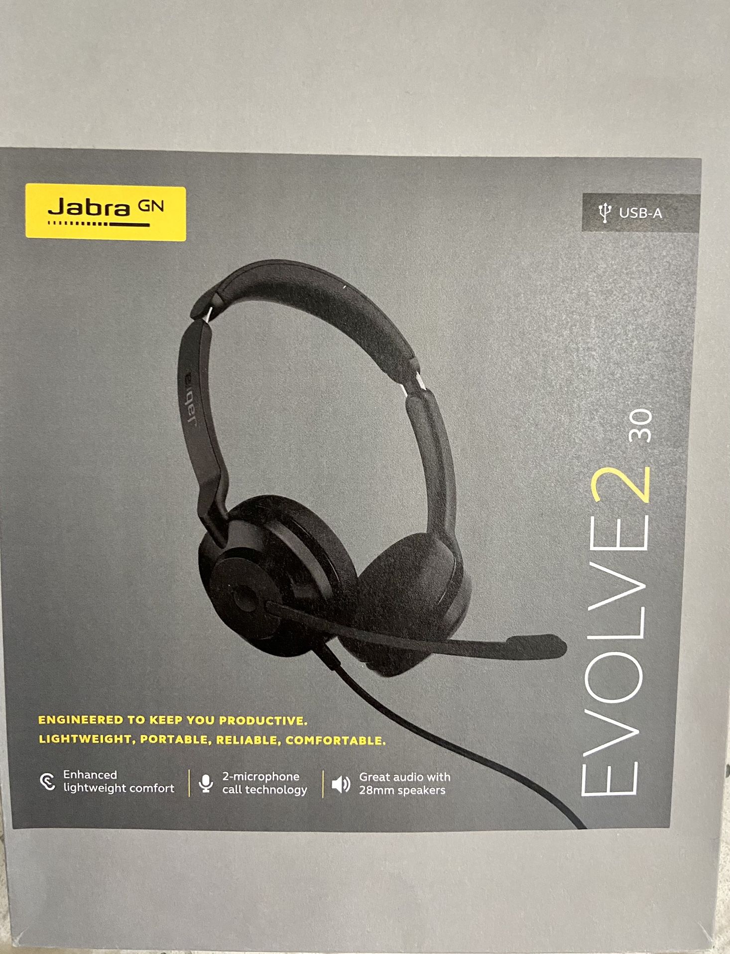 Jabra Evolve2 30 MS Stereo USB-A-