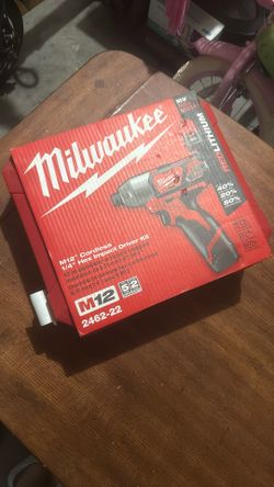Milwaukee impact driver kit unopened box