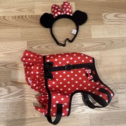 Disney Tails Minnie Mouse Dog Costume Harness