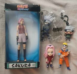 Naruto Lot of 5 Official Figures 2 Vintage