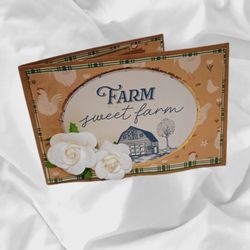 Farm Themed Pop Up Greeting Card