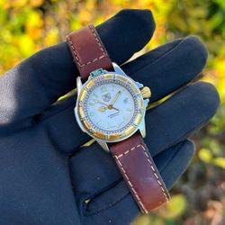 Tag Heuer 995.708 4000 series 200m professional 28mm quartz two tone plated women’s watch