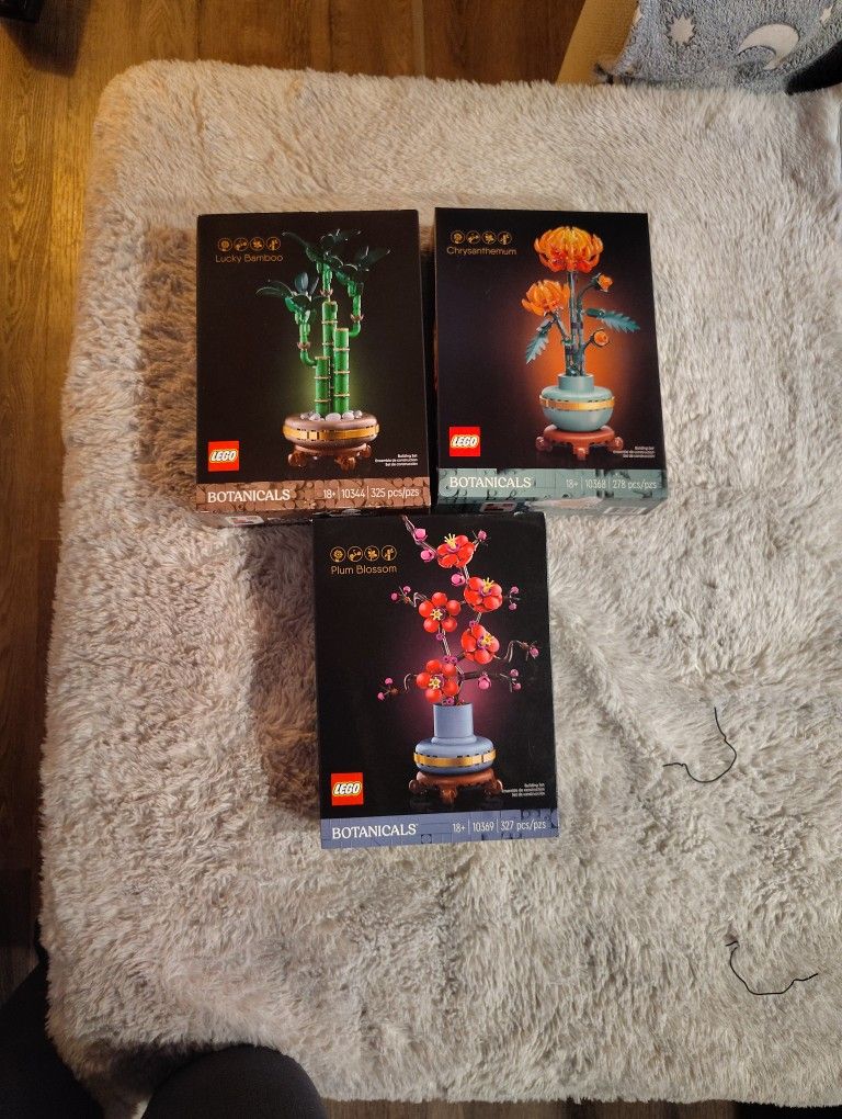 LEGO Botanicals (3 Sets)