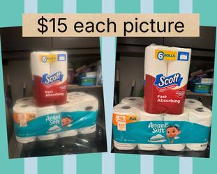 Brand new angel soft bundle ($15 each picture)(Cash only)(price is firm)
